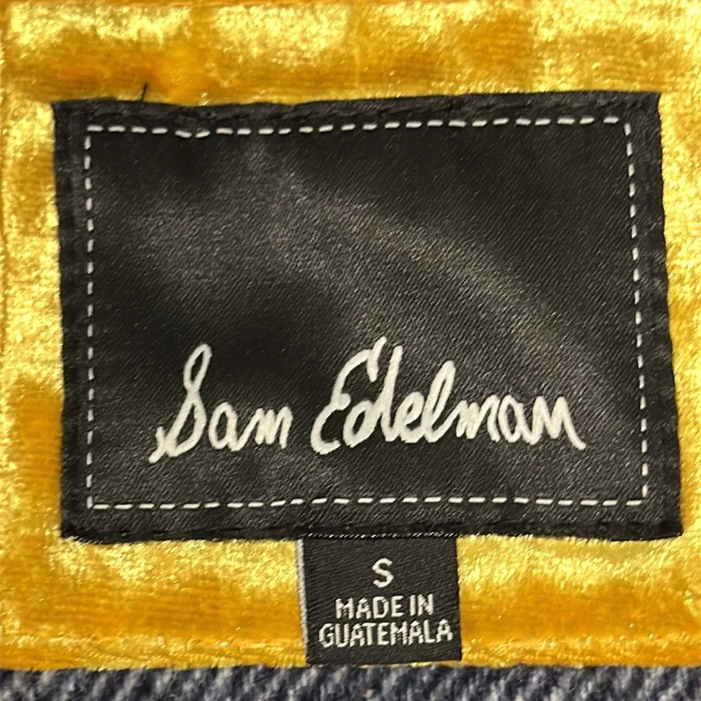 Sam Edelman Mini Herringbone Notch Collar Wool Blend Coat